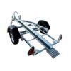 Rimorchio portamoto ribaltabile Pratic con 1 rotaia MIL Remorques