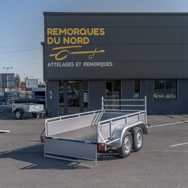 Rimorchio R252 grigio PTT 750 kg BW Remorques